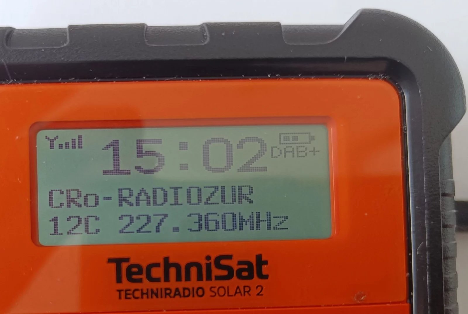 Zobrazení technických informací o DAB multiplexu