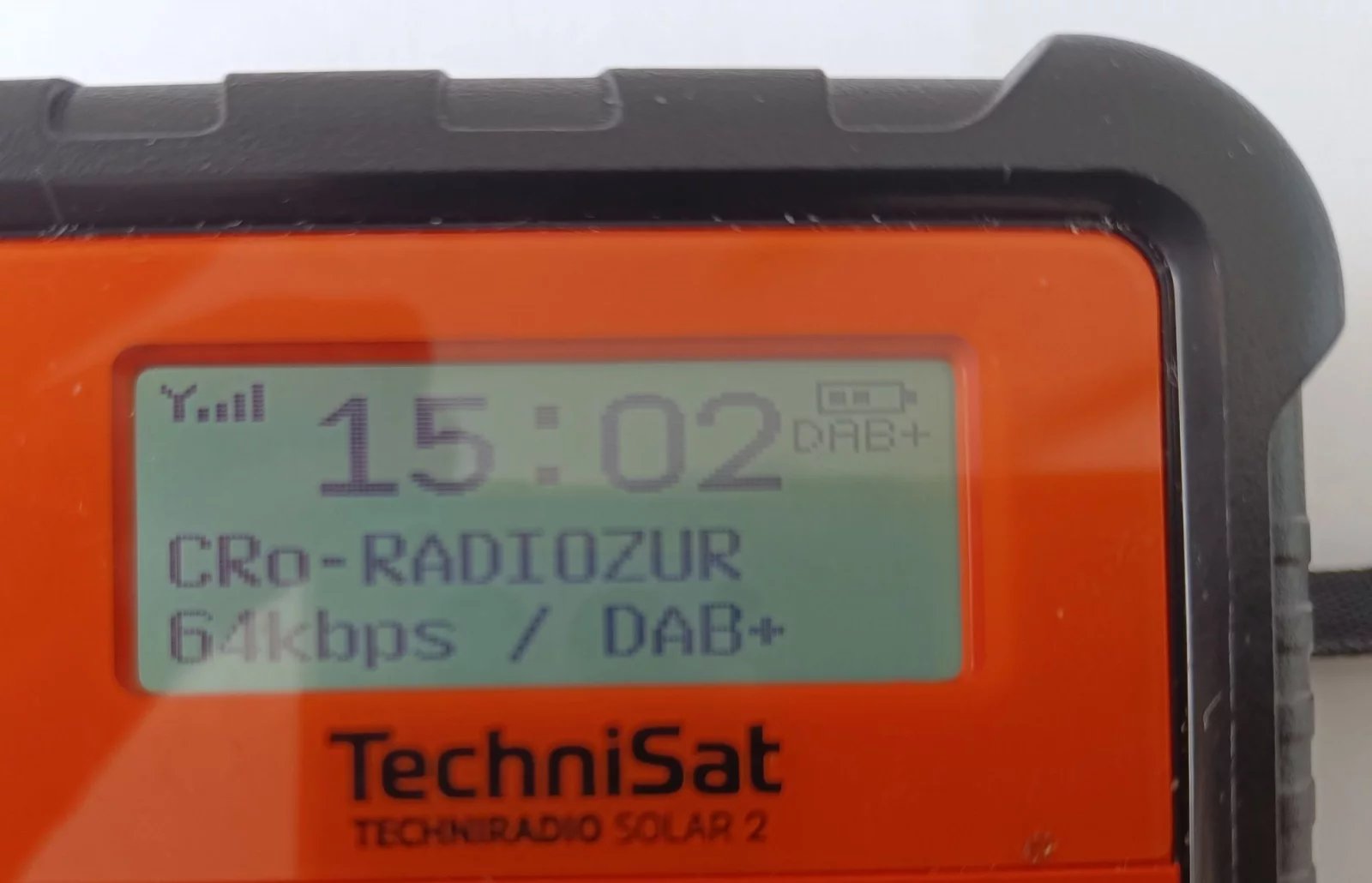 Zobrazení technických informací o DAB multiplexu