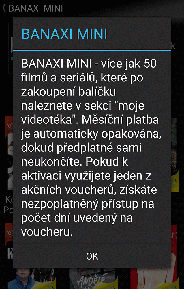 Banaxi Mini - nový balíček, duben 2016