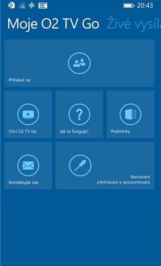 O2TV GO - Windows Phone