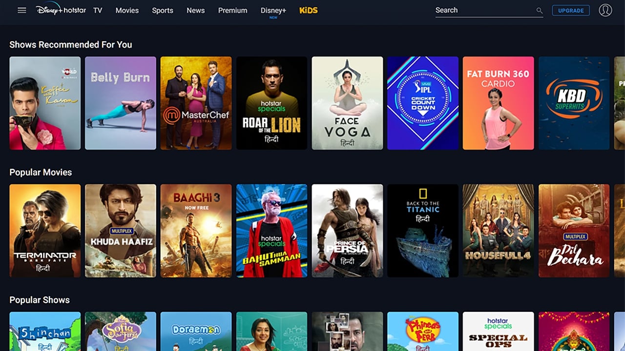 Služba Disney+ Hotstar