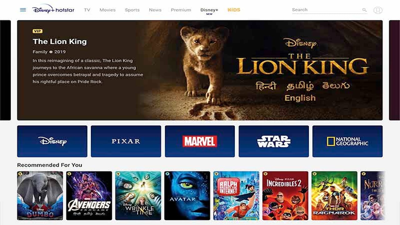 Služba Disney+ Hotstar