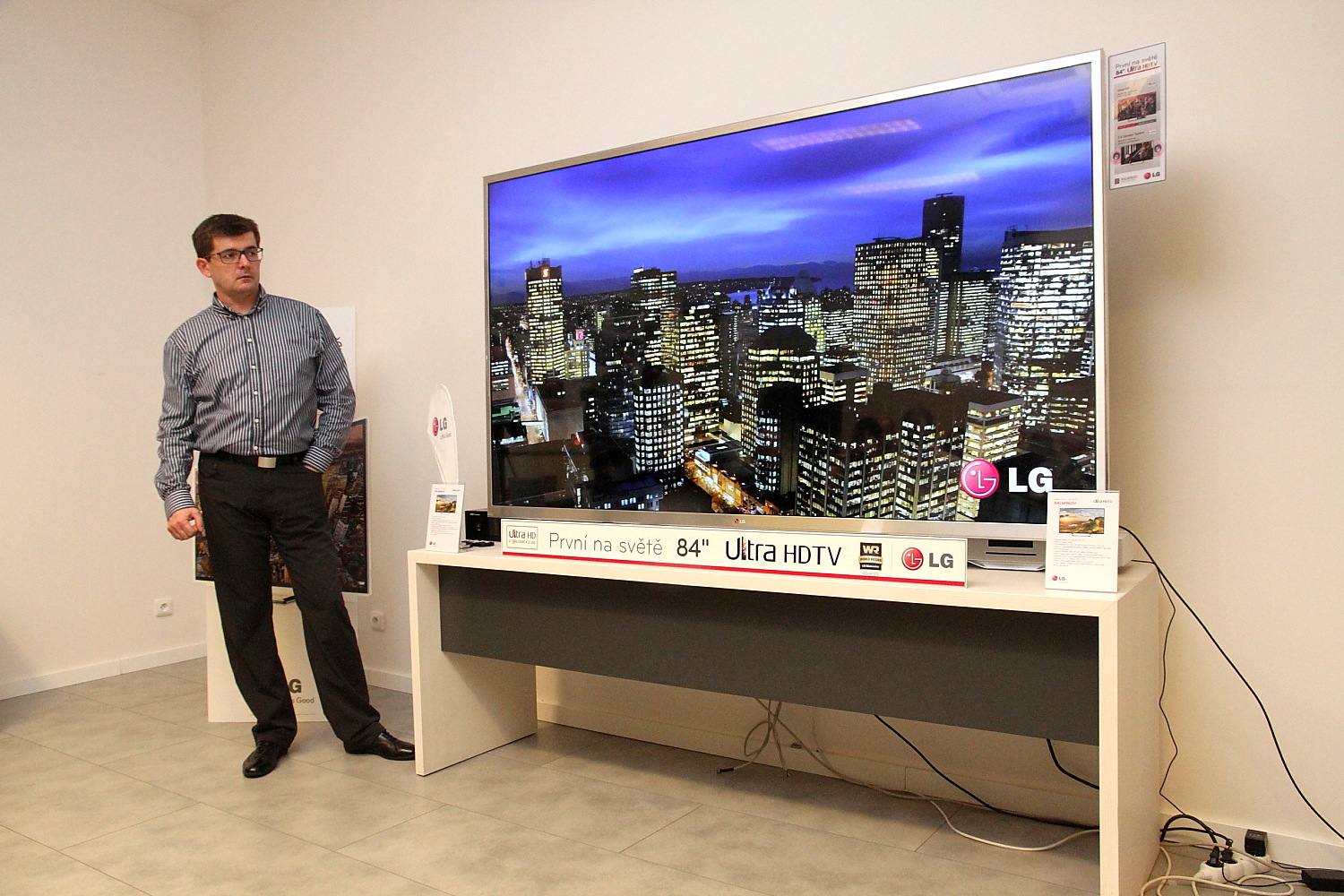 Představení prvního Ultra HD televizoru od LG
