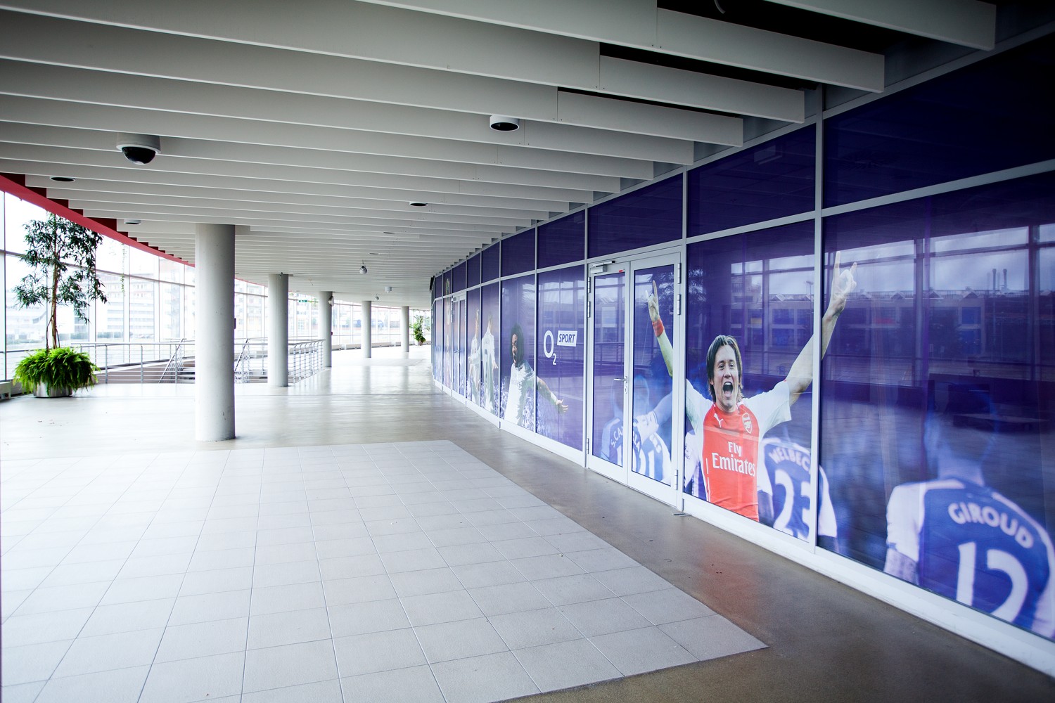 Studio nového tematického kanálu O2 Sport v O2 areně