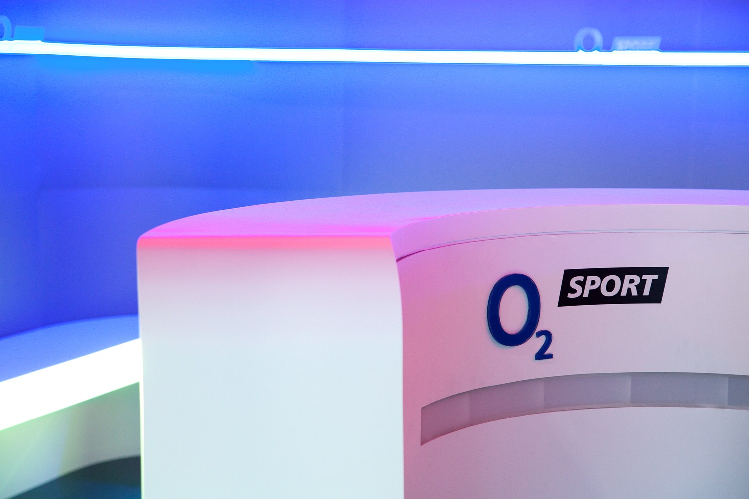 Studio nového tematického kanálu O2 Sport v O2 areně
