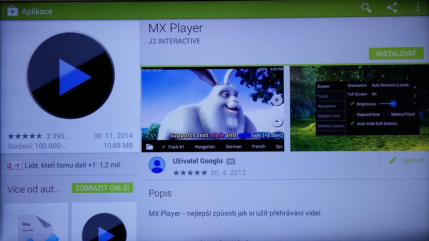 Philips 55PFS8209 - galerie Android