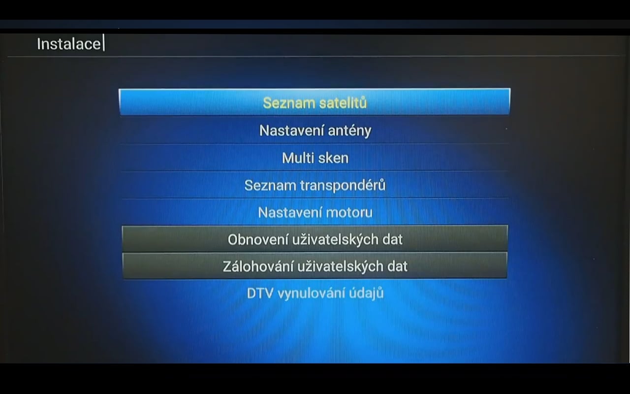 Podsekce DVB-S2