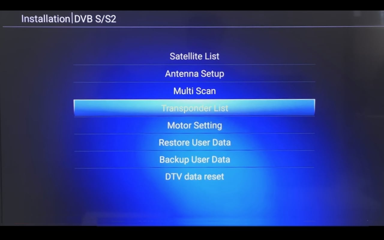 Podsekce DVB-S2