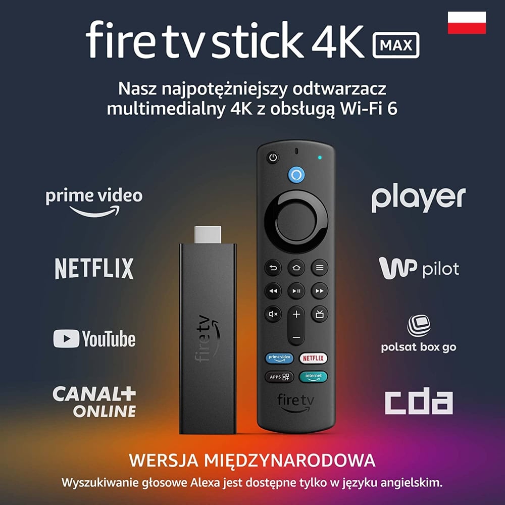 Fire TV Stick 4K MAX – podpora videoték