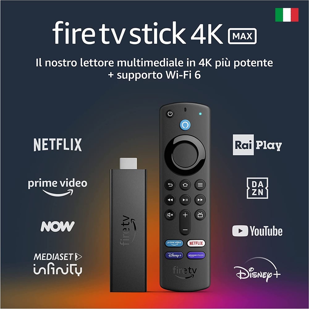 Fire TV Stick 4K MAX – podpora videoték