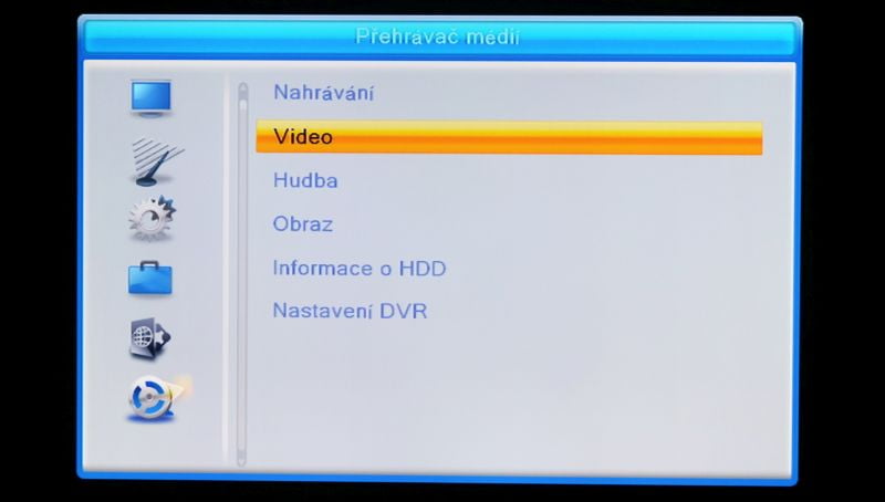 TeleSystem TS6820 T2 HEVC twin - přehrávač médií.