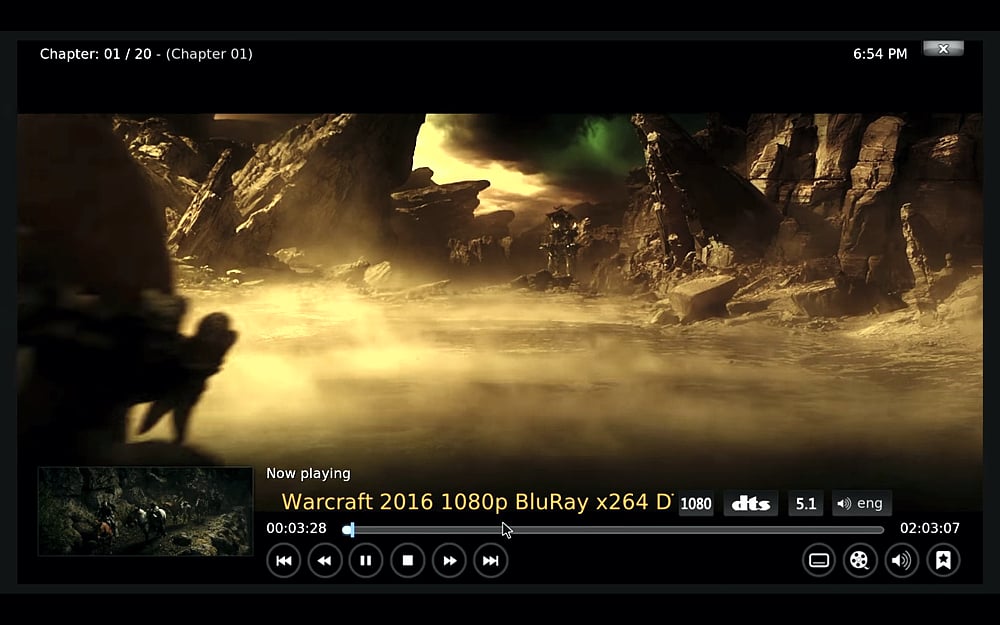 Ukázky přehrávání médií