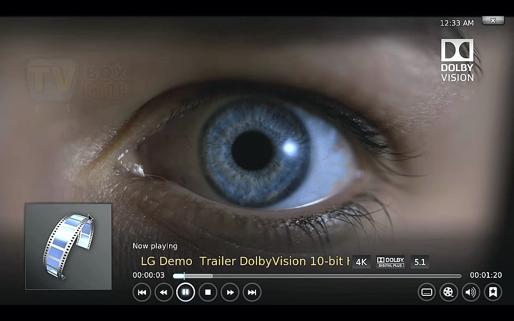 Ukázky přehrávání médií