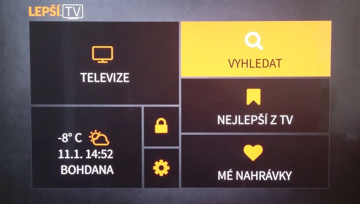 Hledání pořadů budoucích i minulých...