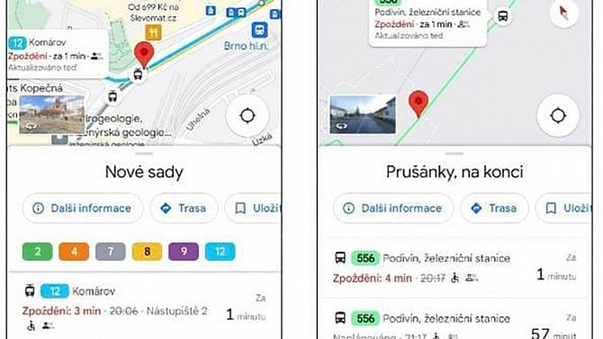 Google Maps a DPMB