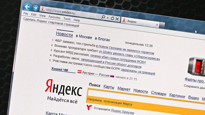 Rusko - internet - Runet - web - Yandex