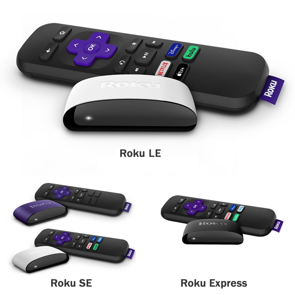 Roku LE, SE a Roku Express HD
