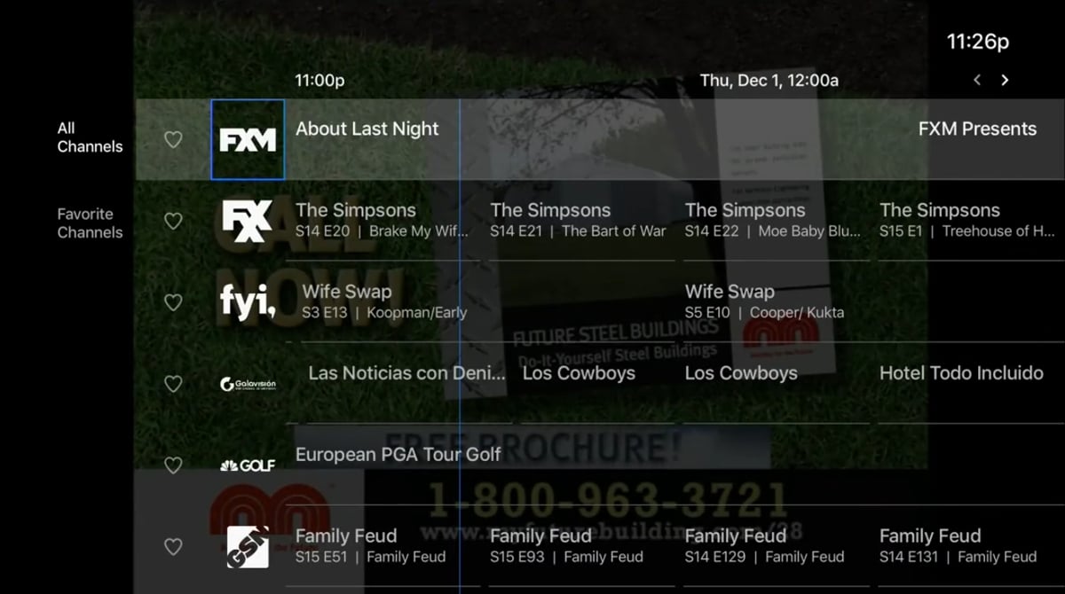 DirecTV - Volby Guide a Search