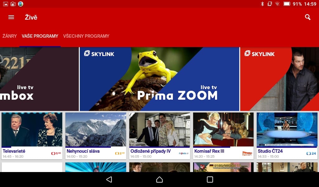 Skylink TV v novém