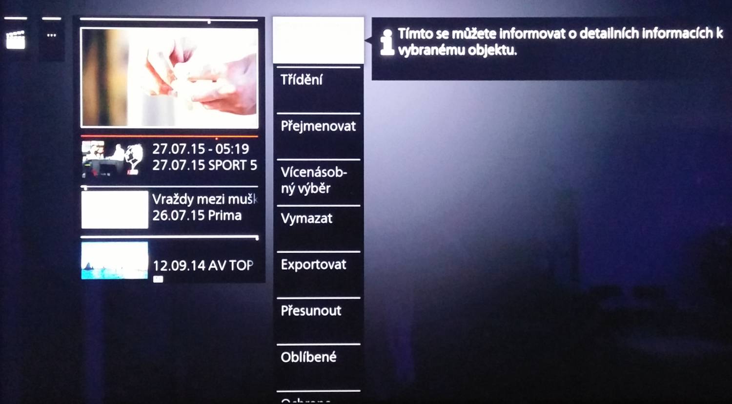 Loewe - nahrávání