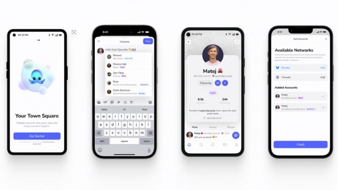 Socialni site - Openvibe - aplikace