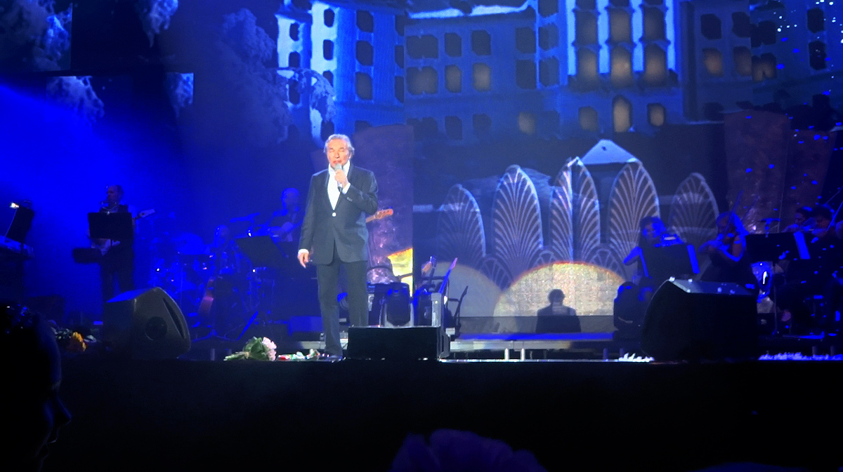 Koncert Karla Gotta, O2 aréna, sobota 6. prosince 2014