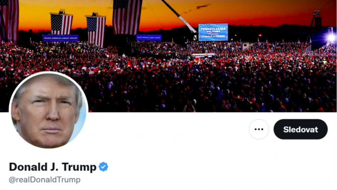Donald Trump - Twitter - účet