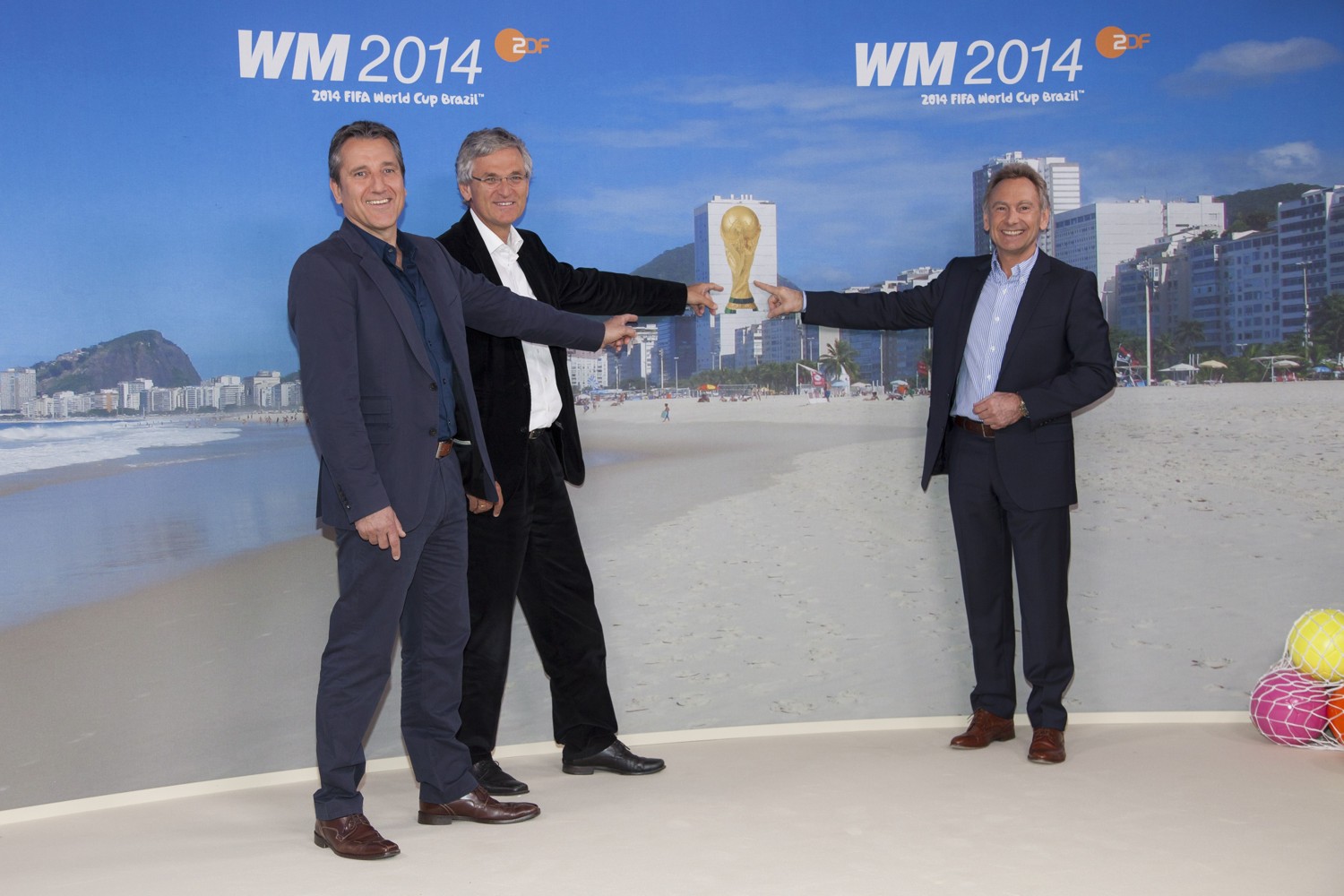Moderátoři a komentátoři fotbalového MS 2014 na ZDF