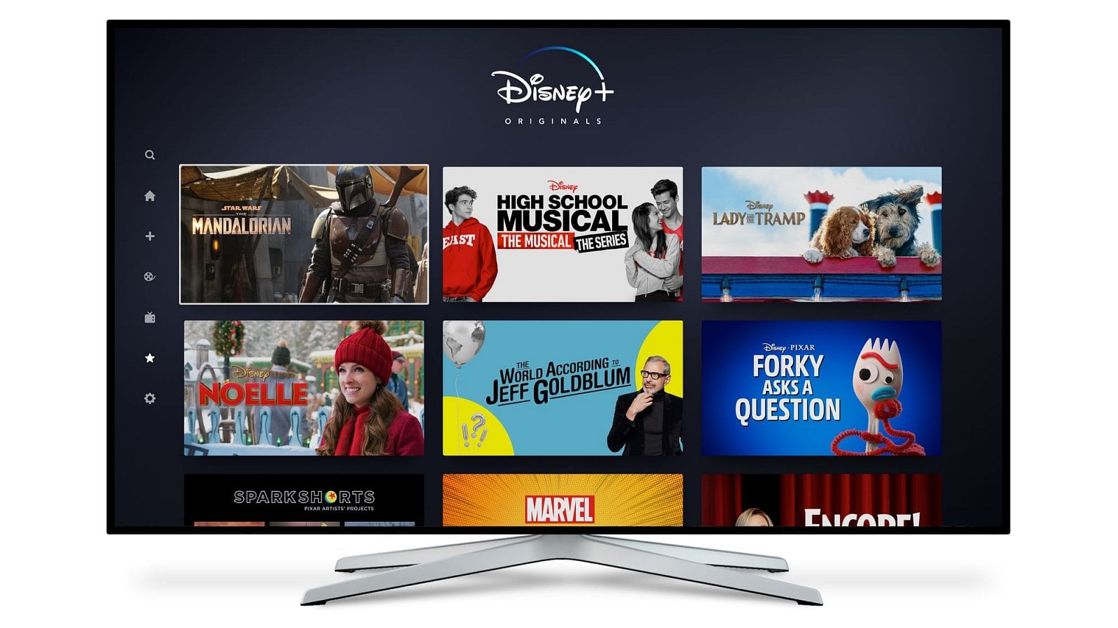 Uživatelské prostředí Disney+