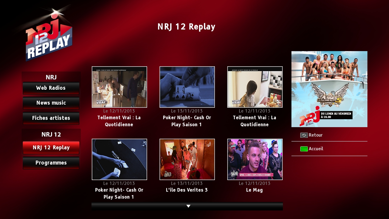 Hybridní vysílání mediální skupiny NRJ France