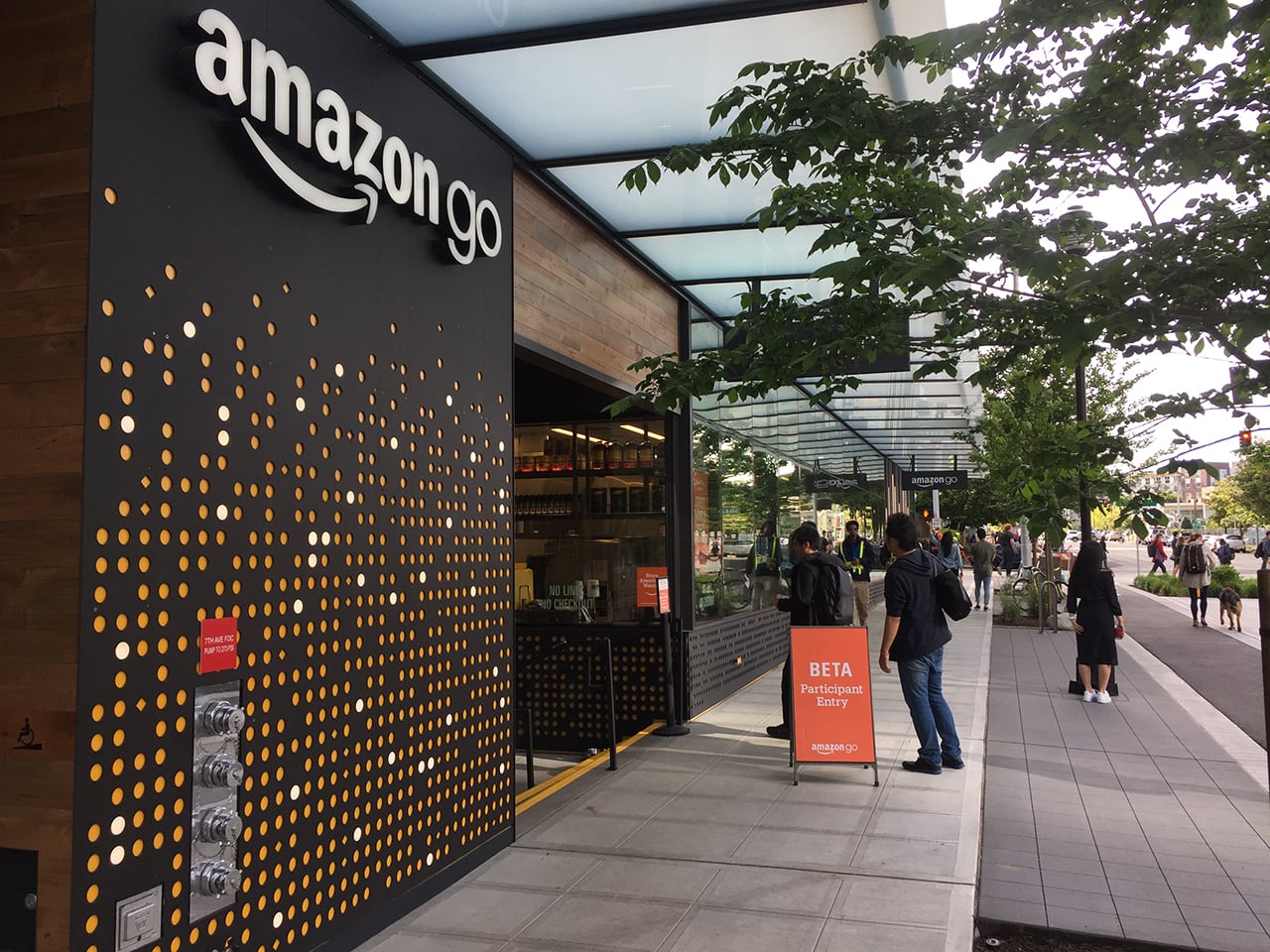 Jeden ze sídel Amazonu v Seattlu