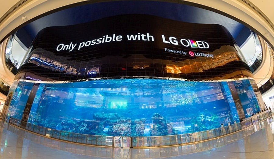 LG OLED Wall Dubaj