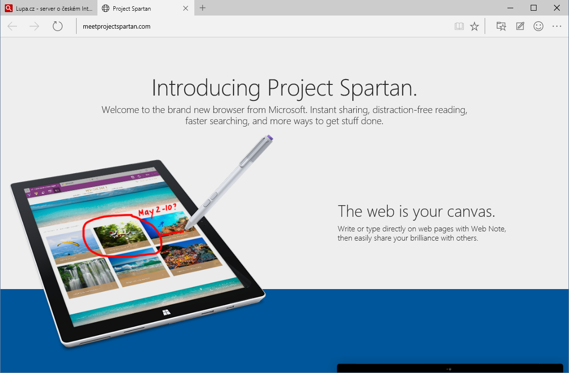 Spartan Project (Windows 10 Technical Preview)