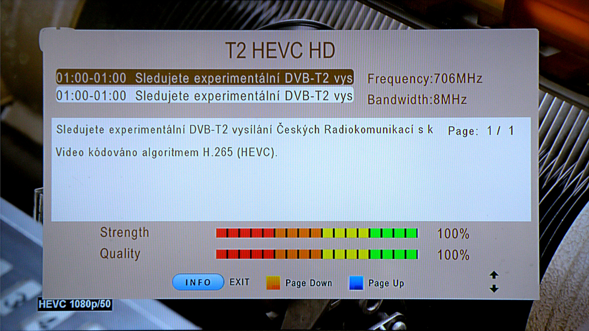 Fotogalerie přijímače TeleSystem TS6800 T2 HEVC