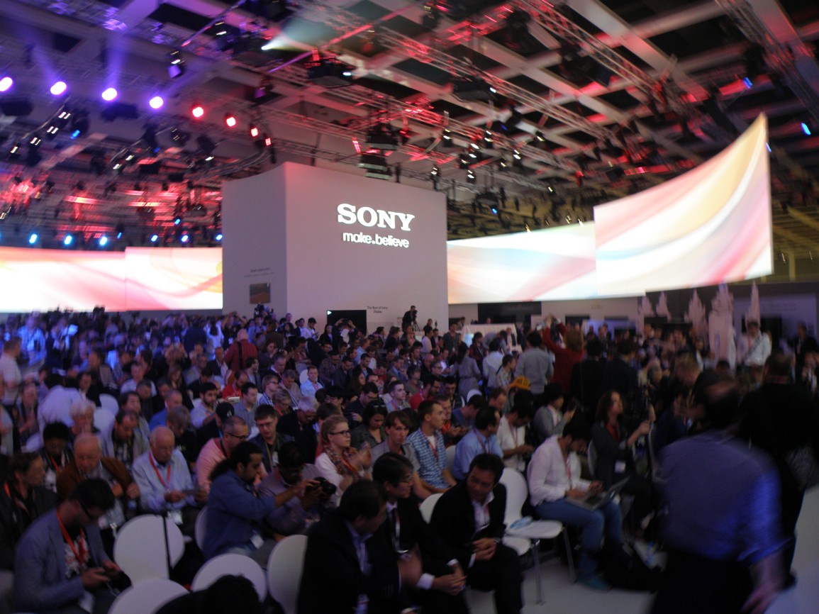 Sony - tisková konference, veletrh IFA 2013
