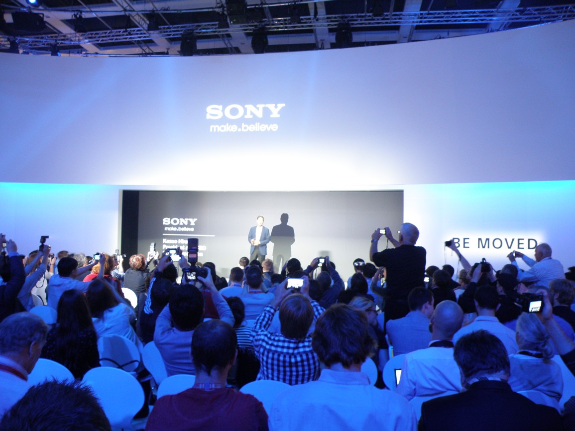 Sony - tisková konference, veletrh IFA 2013