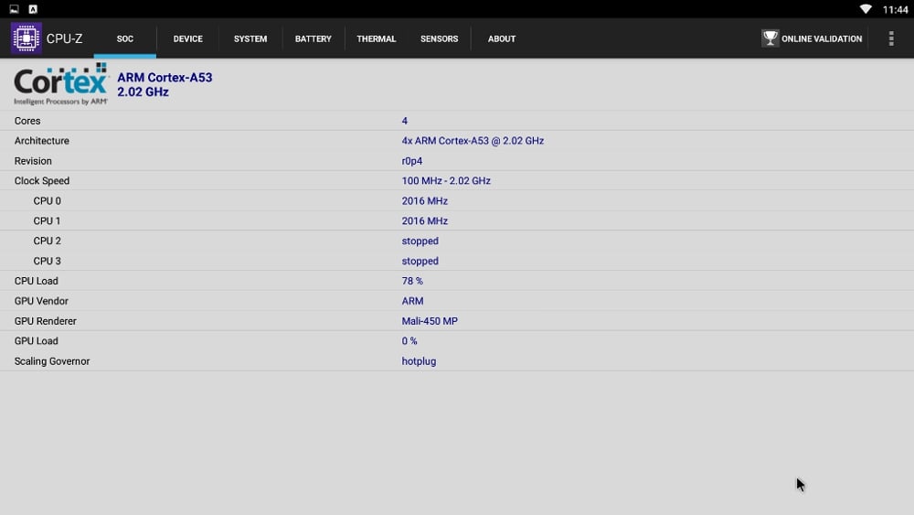 Benchmarky Beelink Mini MX I