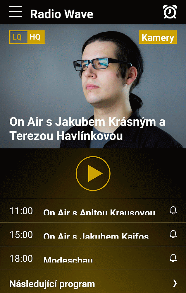 Radio Wave - mobilní aplikace, 2016