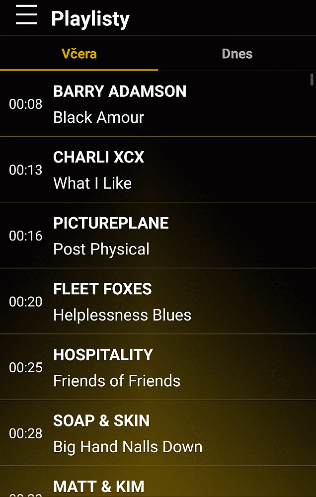 Radio Wave - mobilní aplikace, 2016