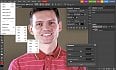 Pracovní prostředí programu Photopea. Pracovat můžete ve 26 jazycích. Překlady zajišťují fanoušci programu.