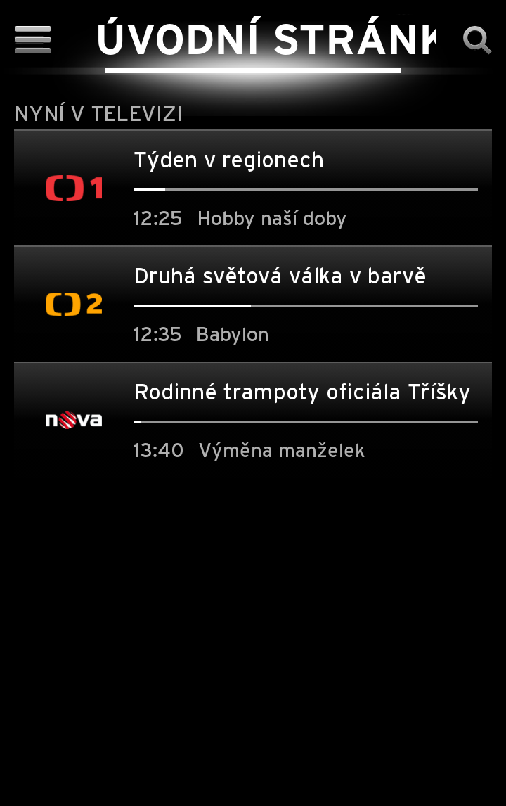 UPC Horizon Go - Sledovat TV