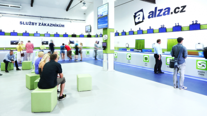 Alza.cz - e-shop - výdej