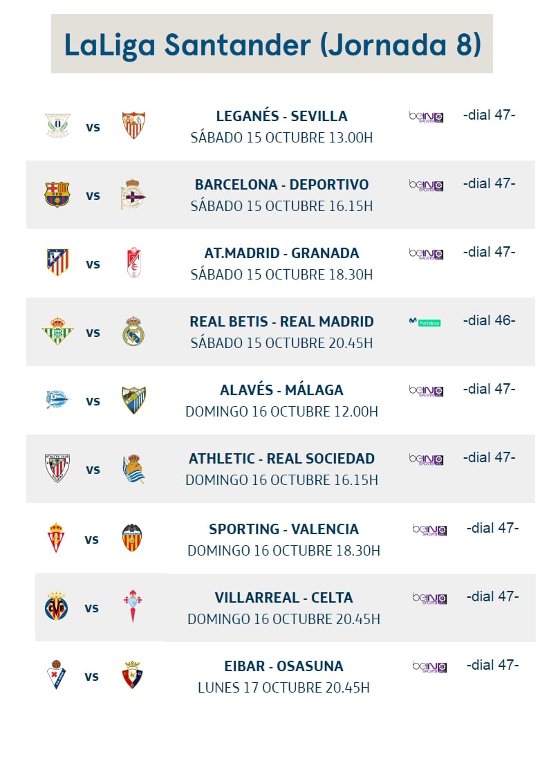 Movistar - programová nabídka (fotbal)