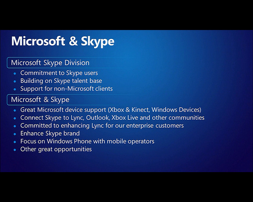 TK Skype Microsoft