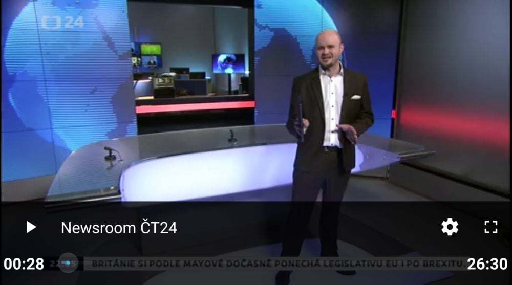 ČT - otevření nového studia v Brně