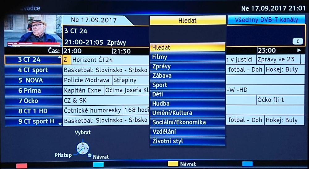 Panasonic TX-65EZ950 - EPG