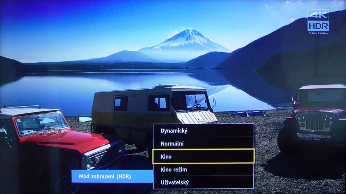 Panasonic TX-55EX613 - nastavení, obraz s HDR