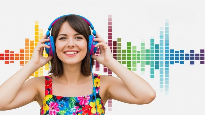 Posluchačka, rádio, DAB+, hudba, sluchátka, audio