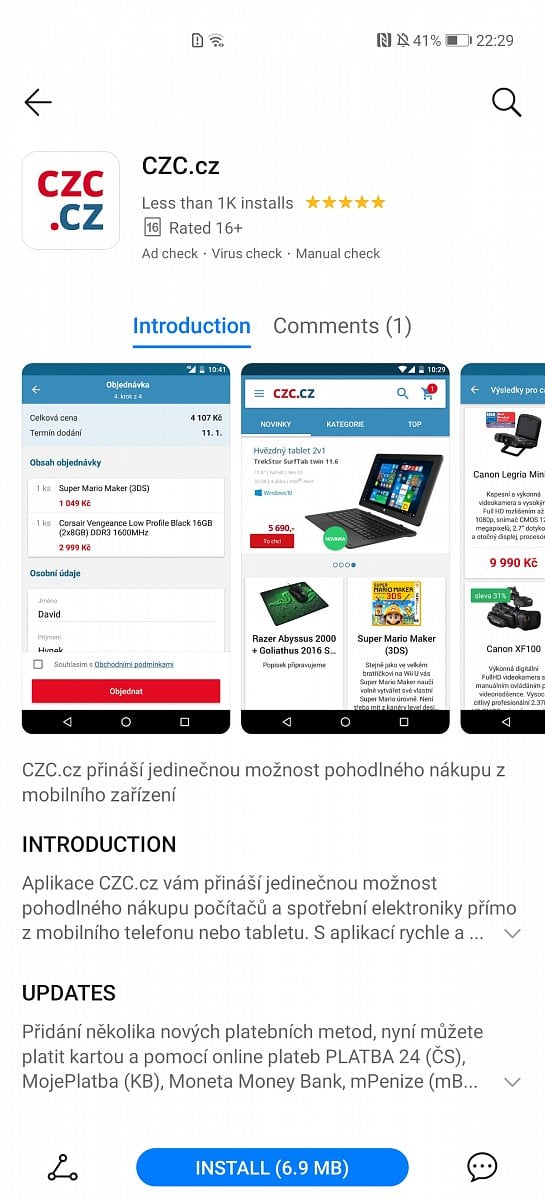 Seznam, Mall.TV nebo Alza. České aplikace v Huawei AppGallery
