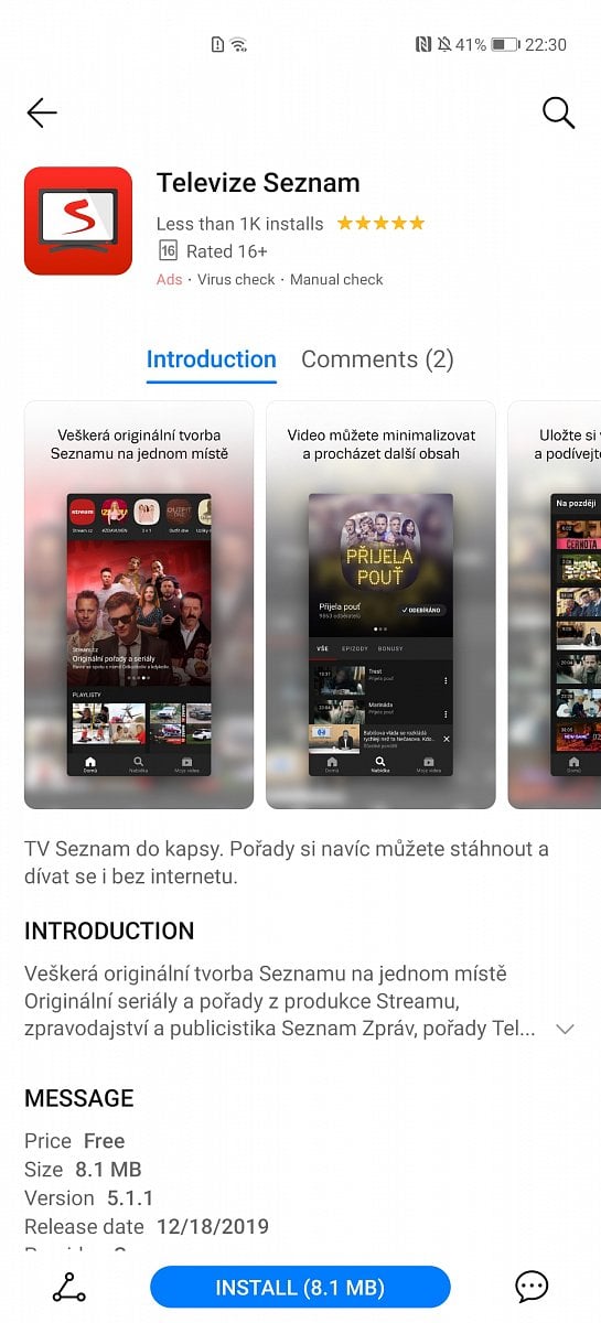 Seznam, Mall.TV nebo Alza. České aplikace v Huawei AppGallery
